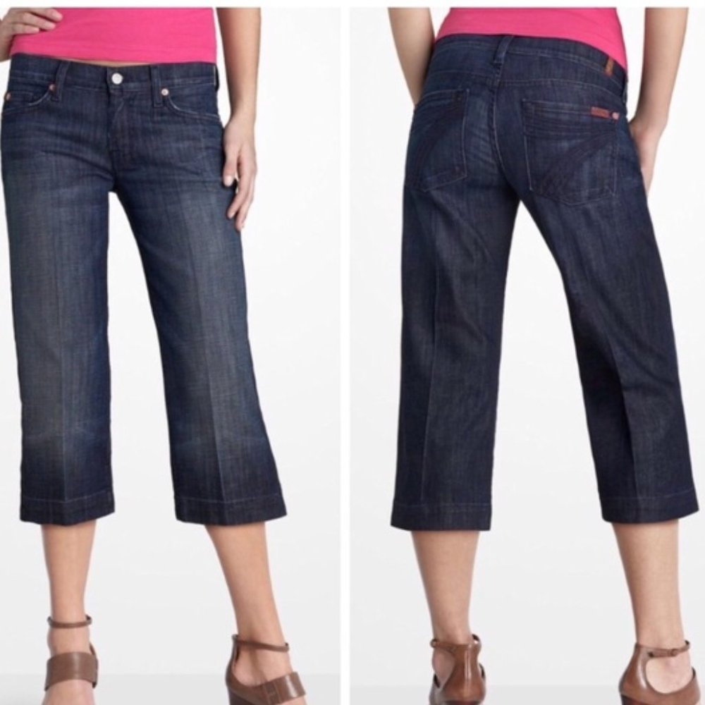 7 For All Mankind Crop dojo jeans